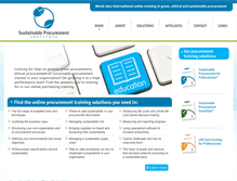 Tablet Screenshot of buyingsustainably.com